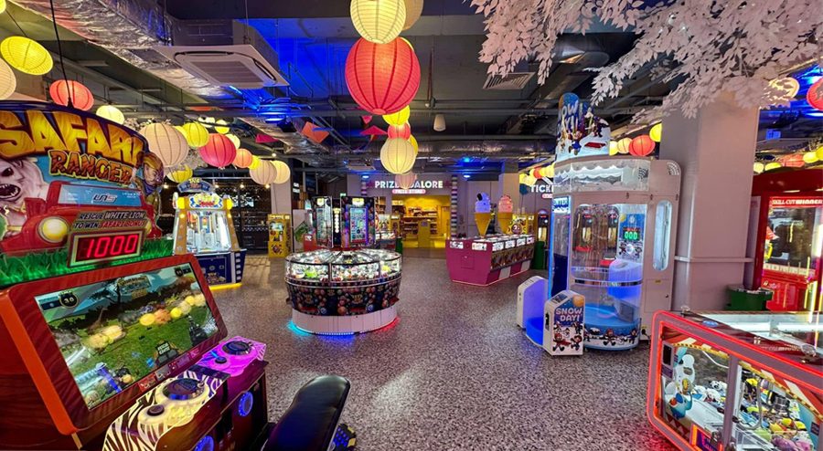 Prize redemption games at Blackpool Amusements