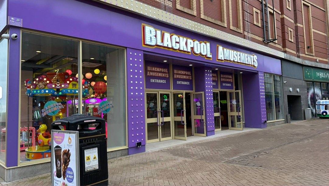 Blackpool Amusements storefront entrance
