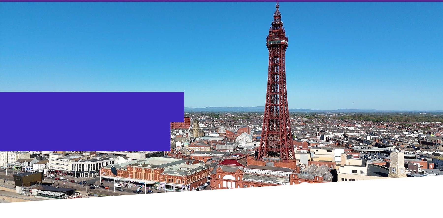 Blackpool Tower on a sunny day